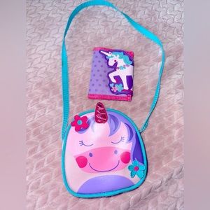 Little Girls Unicorn Purse & Matching Wallet